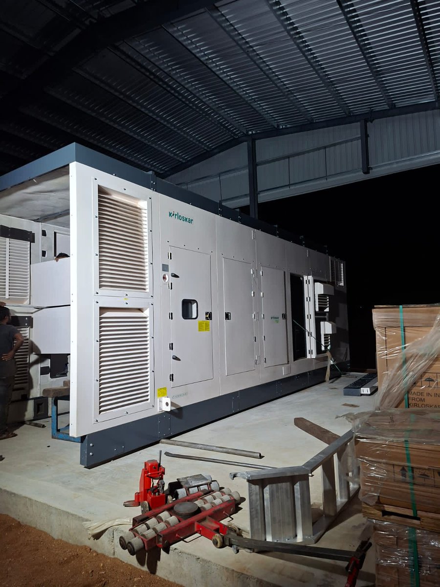 maxpowerservice's tweet image. Powering Progress in Coimbatore! ⚙️⚡
Successful assembling and positioning of a 1500kVA Kirloskar Generator for industrial purpose at our client&apos;s site in Coimbatore, Tamil Nadu

For more details, visit 🌐 maxpowerservices.com
📞 Call us: 93828 36363

#KirloskarGenerators
