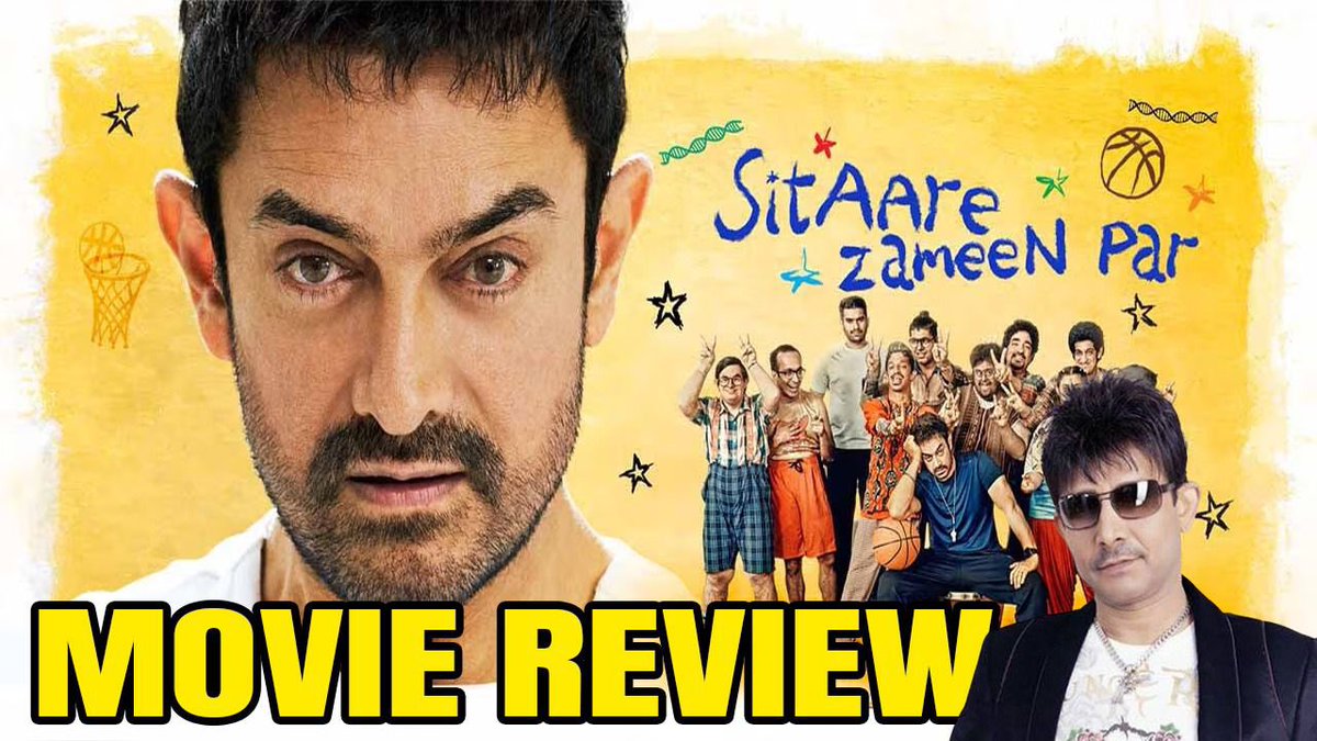 KRK released Review of film #SitaareZameenPar! youtu.be/wsdyV8WsYKg?si…