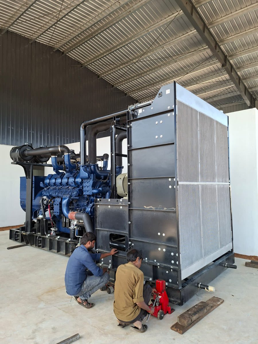 maxpowerservice's tweet image. Powering Progress in Coimbatore! ⚙️⚡
Successful assembling and positioning of a 1500kVA Kirloskar Generator for industrial purpose at our client&apos;s site in Coimbatore, Tamil Nadu

For more details, visit 🌐 maxpowerservices.com
📞 Call us: 93828 36363

#KirloskarGenerators
