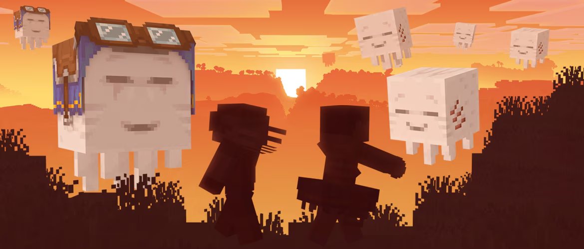 みなさんに挑戦状が届いています！🔥

1️⃣ハッピーガストを5,000万体スポーンさせる
2️⃣100万体のガスリンに雪玉を与える

世界中のプレイヤーと協力して
2つのコミュニティ チャレンジに
参加しましょう！🤝

みなさんで無事クリアできたら
報酬をゲットできます🥳

詳細🔽
minecraft.net/ja-jp/article/…