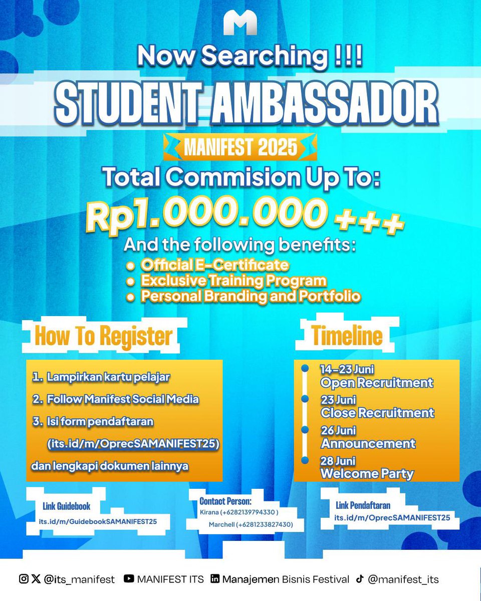 ailofmalyfe's tweet image. haiiii, aku datang memberi info buat adik adik sma apalagi folls ak banyak studytwt, daftar jadi SA manifest its yuksss banyak benefitnya‼️‼️‼️