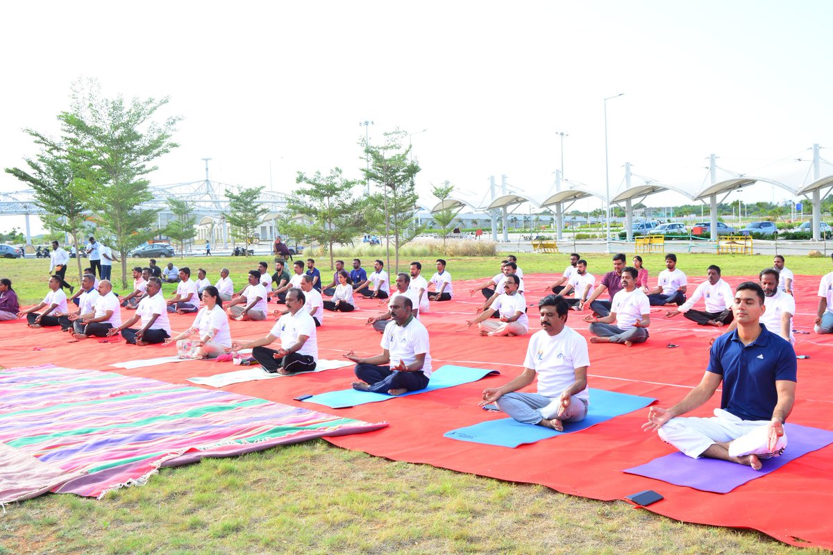 TIRUCHIRAPPALLI INTERNATIONAL AIRPORT (@aaitrzairport) on Twitter photo 🌍Celebrating the 11th #IDY2025 with the theme "Yoga for One Earth, One Health," a #YogaSangam was organised at #TrichyAirport, with participation from AAI, CISF, APHO and other agencies, to promairportote harmony and wellness.🧘♂️
<a href="/MoCA_GoI/">MoCA_GoI</a> <a href="/AAI_Official/">Airports Authority of India</a> <a href="/AAIRHQSR/">Regional Executive Director AAI Southern Region</a> <a href="/CISFHQrs/">CISF</a> 🌍Celebrating the 11th #IDY2025 with the theme "Yoga for One Earth, One Health," a #YogaSangam was organised at #TrichyAirport, with participation from AAI, CISF, APHO and other agencies, to promairportote harmony and wellness.🧘♂️
<a href="/MoCA_GoI/">MoCA_GoI</a> <a href="/AAI_Official/">Airports Authority of India</a> <a href="/AAIRHQSR/">Regional Executive Director AAI Southern Region</a> <a href="/CISFHQrs/">CISF</a>