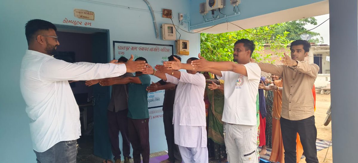 DharapurSbcc's tweet image. આજરોજ આયુષ્યમાન મંદિર ધારાપૂર ખાતે ઇન્ટરનેશનલ યોગા દિવસની ઉજવણી કરવામાં આવી ...@CdhoSabarkantha @THOIDAR @NHMGujarat @GujHFWDept @IdarSbcc