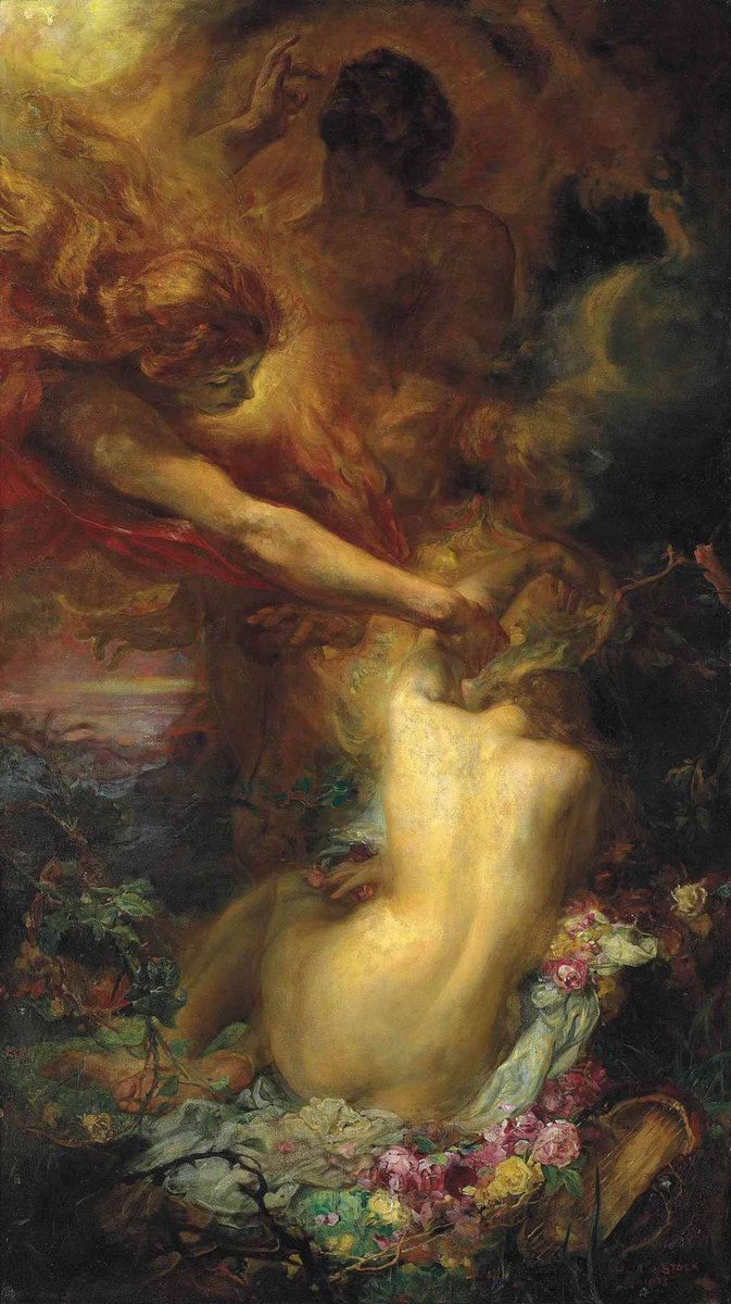 The Uplifting of Psyche, 1905 by Henry John Stock (English, 1853--1930)