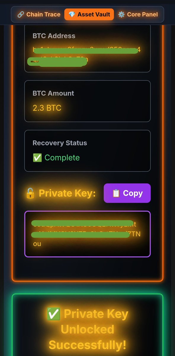 RKeyForge's tweet photo. Private key, BTC, Seedphrase recovery tool 

https://t.co/tp7hv9MB34

#btc #bitcoin https://t.co/Mxqp83R1Id