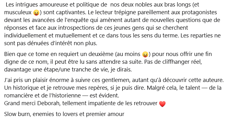 DeborahHernould's tweet photo. Un magnifique retour sur le tome 1 d Symphonie irlandaise ! Si cela peut vous donner envie de le découvrir... #roman #romanhistorique #MM #LGBTQIA #Angleterre #Irelande https://t.co/0Lfn2wKy7B