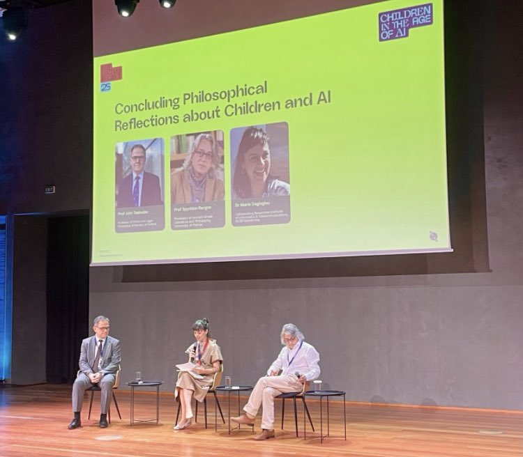 Some themes we discussed on the philosophers’ panel on AI and childhood: that childhood is a distinct period of human development with its special profile of goods; that friendship involves a mutual concern for each other’s good; that the possibility of failure and betrayal haunt