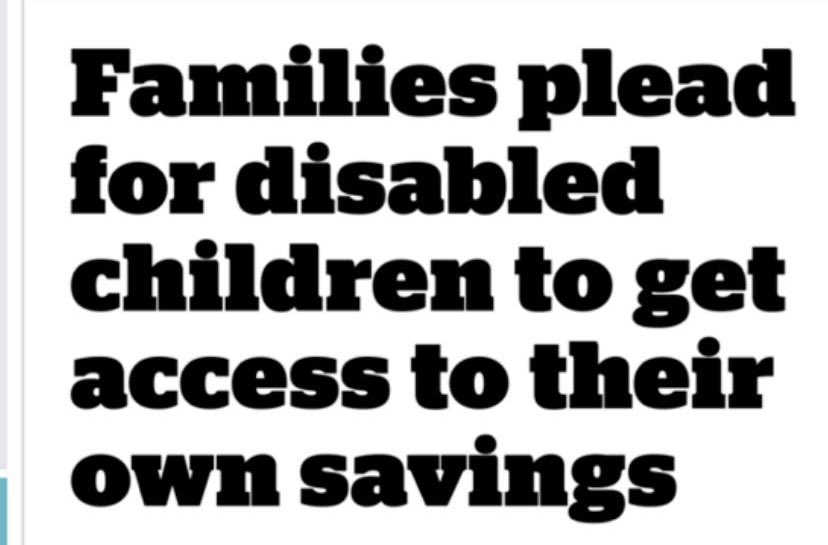 Andrew Turner (@andrewofsussex) on Twitter photo Thousands of disabled young people canāt access their Child Trust Fund. Sending families through a daunting court process for one small savings account isnāt working. A simpler approach is needed.
Grateful to <a href="/bbcdanw/">Dan Whitworth</a> and <a href="/BBCr4today/">BBC Radio 4 Today</a> for highlighting this inequality. Thousands of disabled young people canāt access their Child Trust Fund. Sending families through a daunting court process for one small savings account isnāt working. A simpler approach is needed.
Grateful to <a href="/bbcdanw/">Dan Whitworth</a> and <a href="/BBCr4today/">BBC Radio 4 Today</a> for highlighting this inequality.