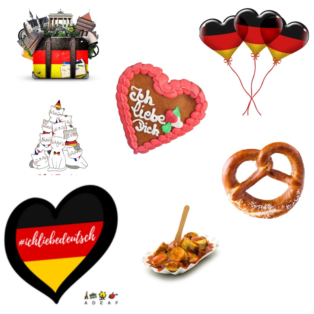 Supports de promotion sympas : 8 affiches, 14 autocollants "L'allemand, évidemment", "L'allemand, pari gagnant" et "#IchliebeDeutsch". Régalez-vous avec nos motifs variés pour tous les goûts
➡️adeaf.net/233  #LangueAllemande #ApprendreAllemand #CultureAllemande