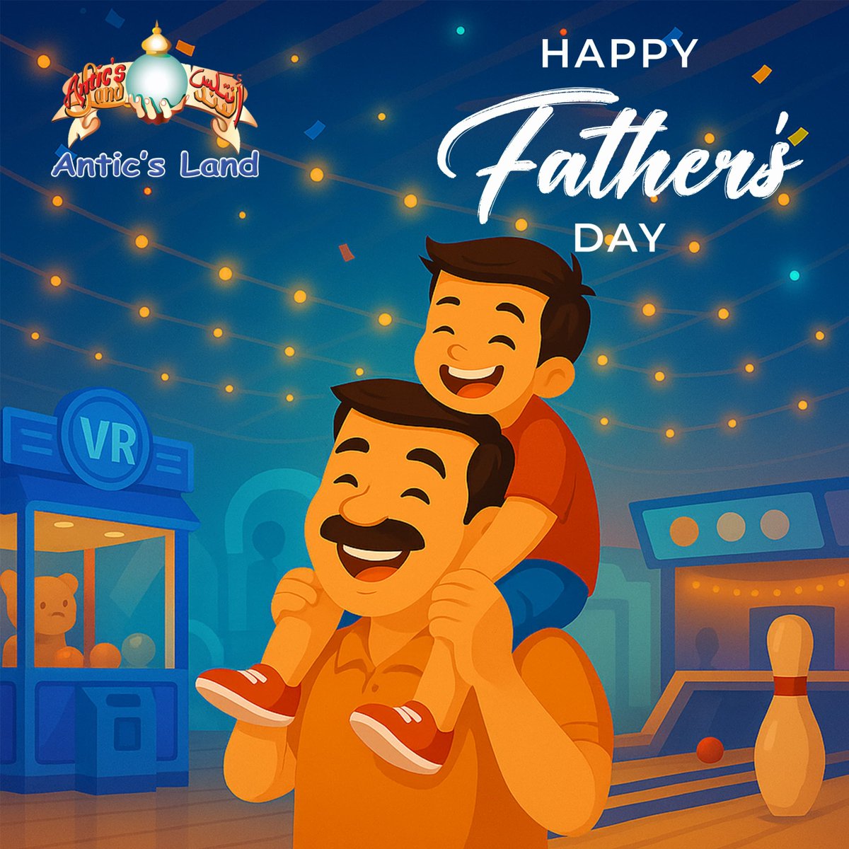 anticslanduae's tweet image. 🎉 Here’s to the dads who bring the fun! Celebrate Father’s Day the Antic's way. 

#FathersDayFun #anticsland #fathersday #FathersDay2025 #fathersdaygift #fathersdayspecial #fatherson #gameing #gratitude #FatherlyLove #parents #anticslanduae #amusmentparkride #Amusementpark