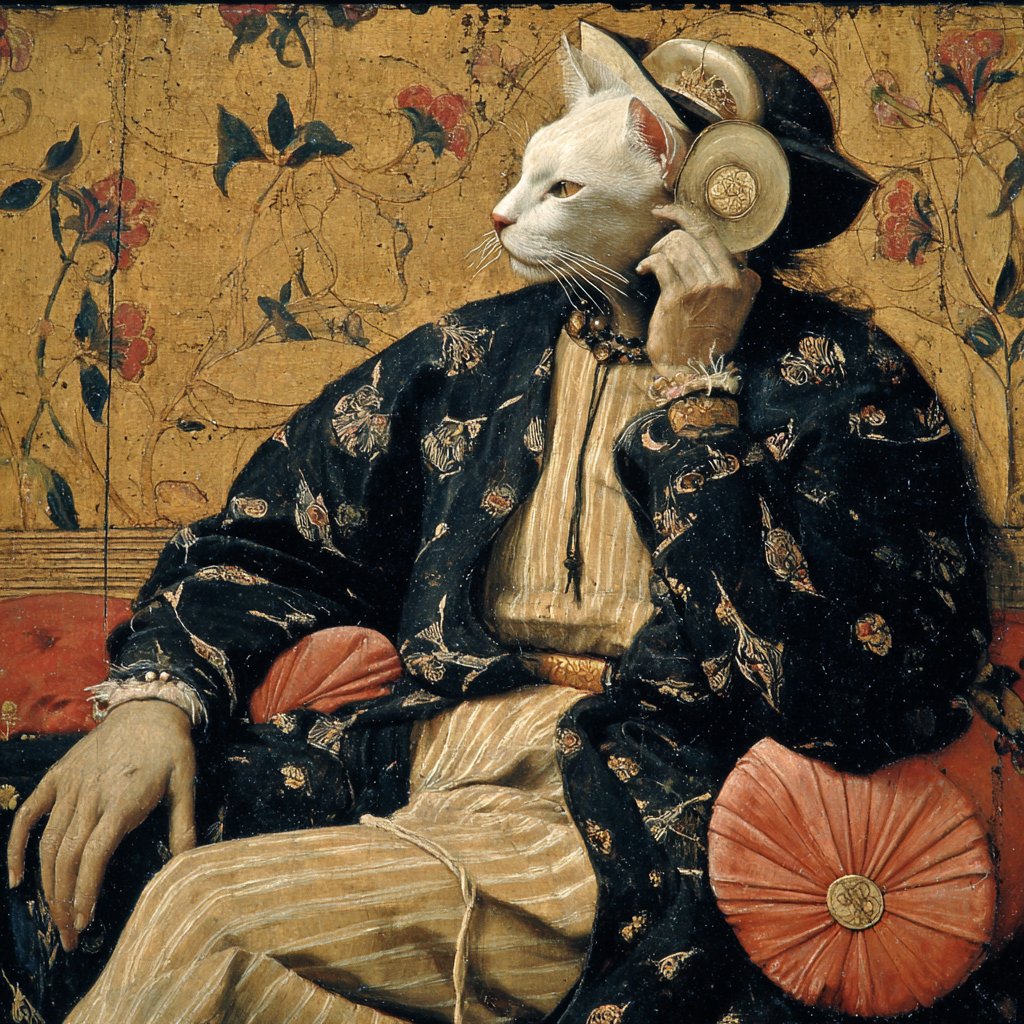 #GoddMorning humans, 
have a sunny royal Caturday.