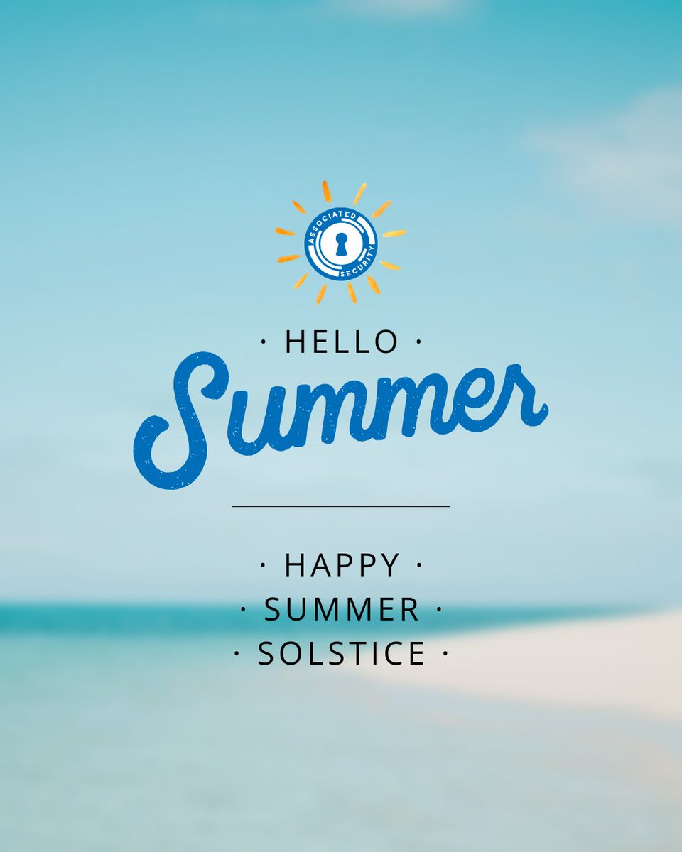 ASecOnline's tweet image. ☀️ Longest day of the year and plenty of sun. A British summer wouldn’t be complete without a little rain ahead. Happy Summer Solstice.
.
.
#SummerSolstice #AssociatedSecurity #AlwaysSecure #BritishWeather #UKSummer #SafeandSecure