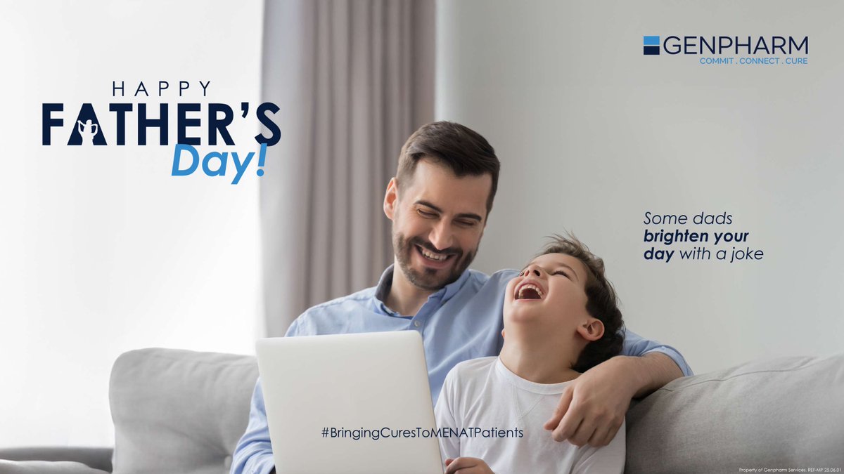 genpharmmena's tweet image. There’s no one way to be a dad  and that’s what makes it meaningful.
Happy Father’s Day from Genpharm 💙
#FathersDay #Genpharm #BringingCuresToMENATPatients
