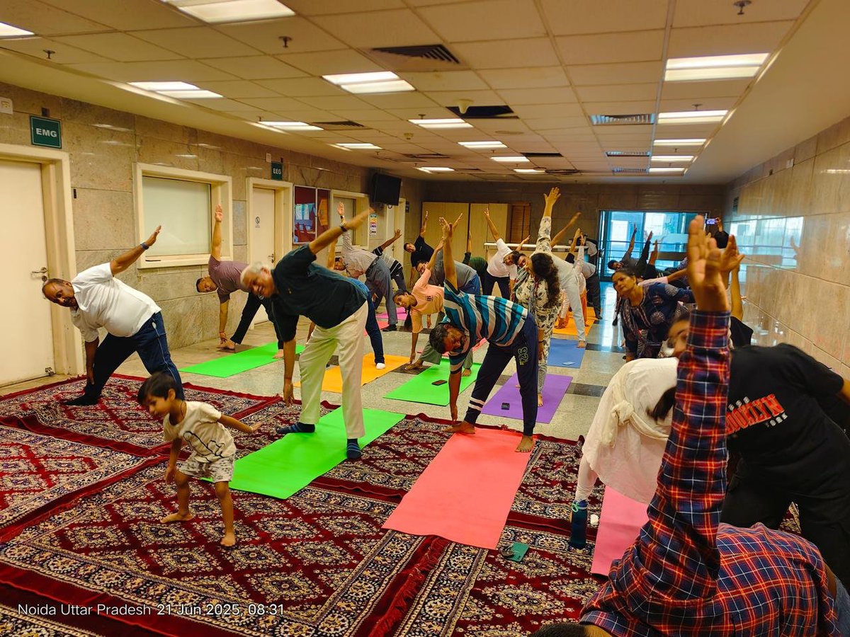 Post Graduate Institute of Child Health, Noida (@pgichildhealth) on Twitter photo "International Day of Yoga" is celebrated at the institute. Active participation from children, parents and institute staff. <a href="/MeUPGovt/">Medical Education Uttar Pradesh</a> <a href="/PMOIndia/">PMO India</a> <a href="/RajDrakashraj11/">Dr Akash Raj</a> "International Day of Yoga" is celebrated at the institute. Active participation from children, parents and institute staff. <a href="/MeUPGovt/">Medical Education Uttar Pradesh</a> <a href="/PMOIndia/">PMO India</a> <a href="/RajDrakashraj11/">Dr Akash Raj</a>