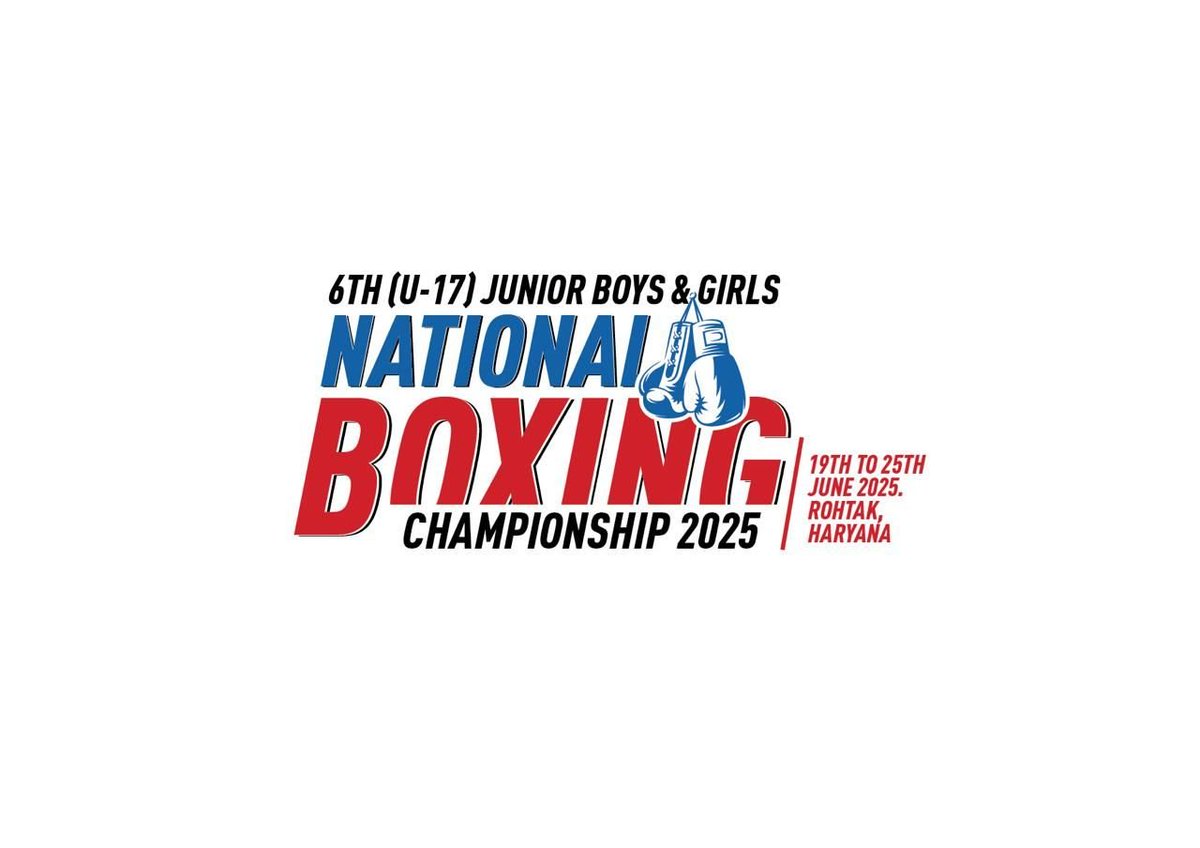 DDNewslive's tweet photo. Bachpan ka punch, Olympic ka dream! 🥊🇮🇳
640+ future champs enter the ring at the 6th Junior Boxing Nationals in Rohtak.
Ring mein aaya jo tez, wahi banega India ka next craze! 💥
#JuniorBoxing #IndianBoxing #BFI #RohtakRumble #OlympicHopefuls #PunchMeinDum https://t.co/LUmGJNya5m