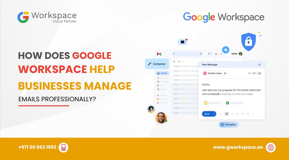 Gworkspace4ae's tweet image. How does Google Workspace help businesses manage emails professionally?
gworkspace.ae/google-workspa…
#gWorkspace #googleworkspaceinuae #GoogleWorkspace #GoogleDrive #googlegemini