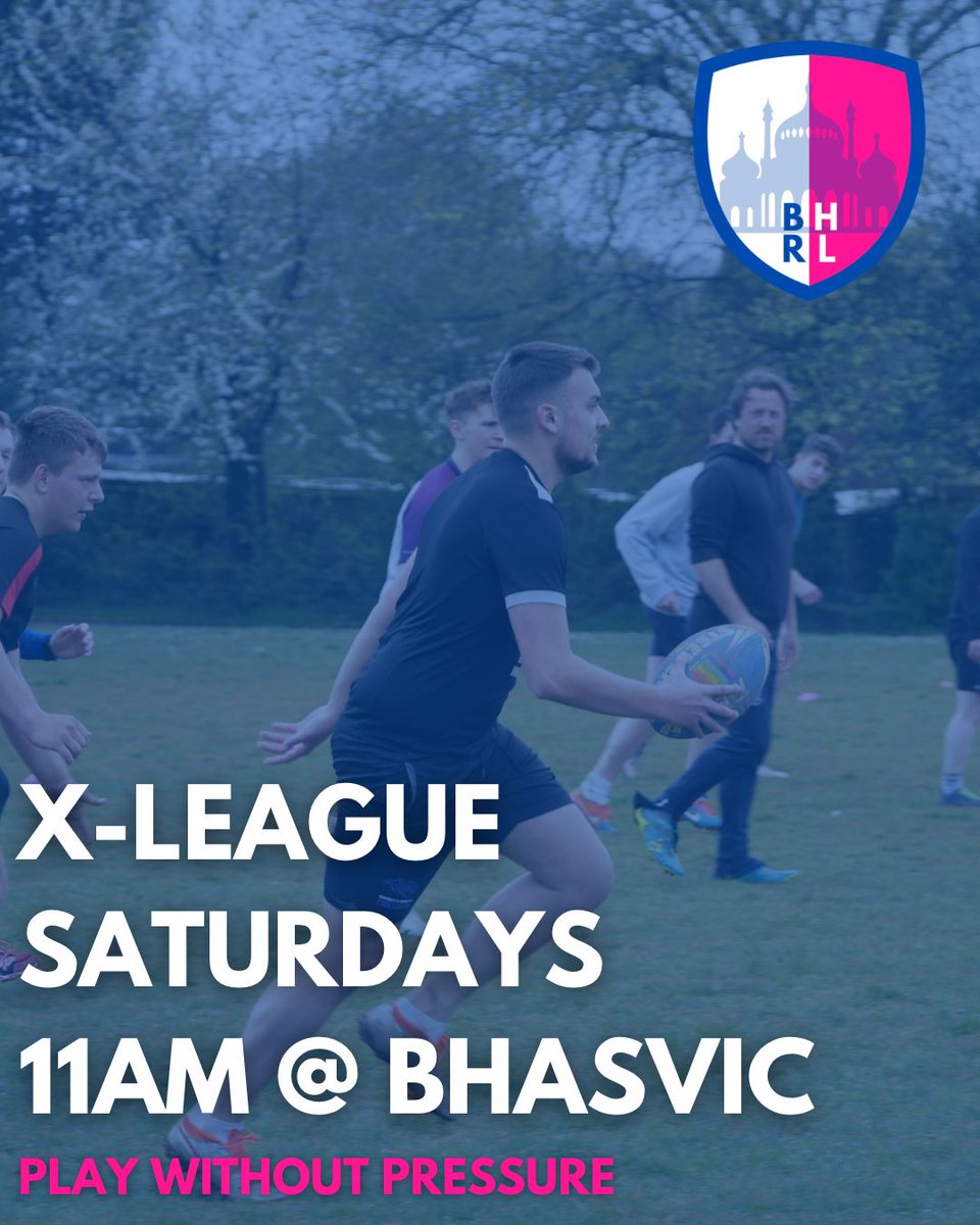 Join us at BHASVIC fields for x-league this morning at 11am.

#nothinglikeleague