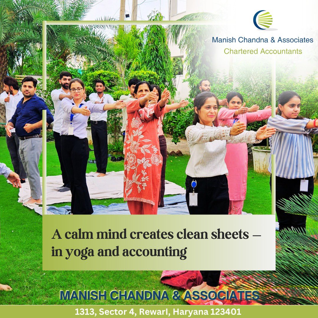 mcaadvisor108's tweet image. At MCA, we celebrate the calm and clarity that yoga brings—within and beyond the workspace

#MCAWellbeing #BalanceBeyondNumbers #YogaWithPurpose