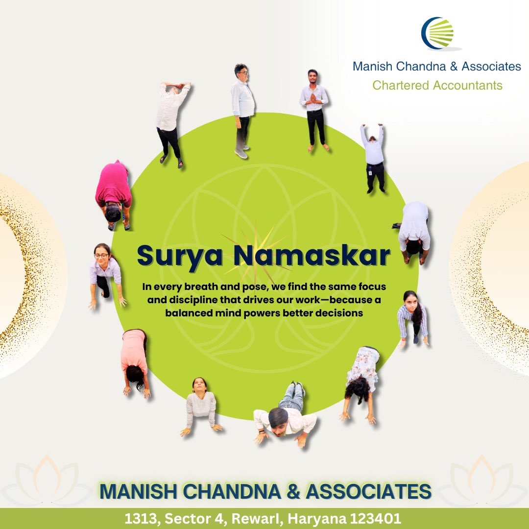 mcaadvisor108's tweet image. At MCA, we celebrate the calm and clarity that yoga brings—within and beyond the workspace

#MCAWellbeing #BalanceBeyondNumbers #YogaWithPurpose