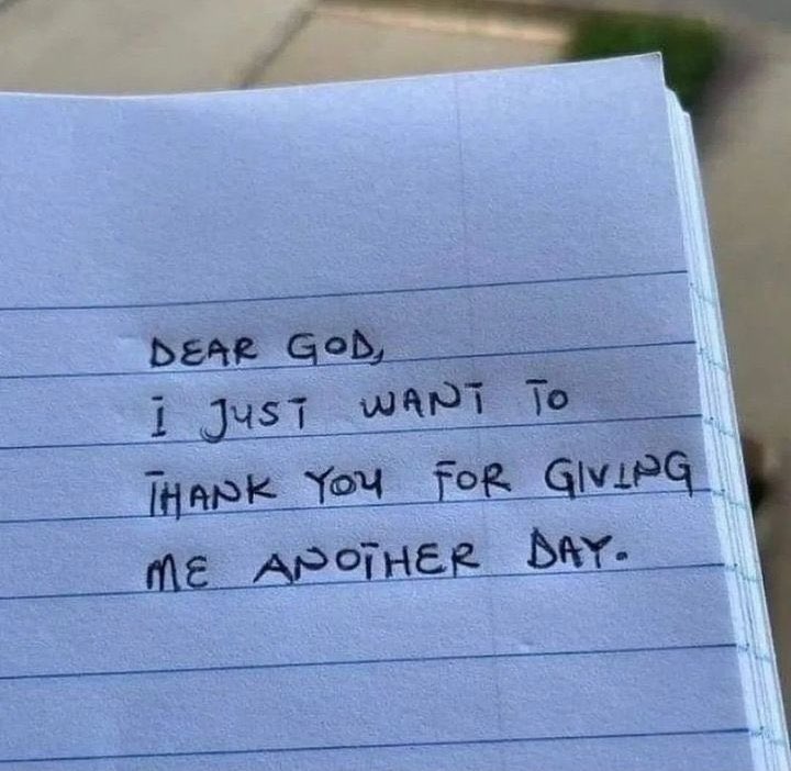 Up and grateful. 🙏💥

Good morning my dear mutuals.