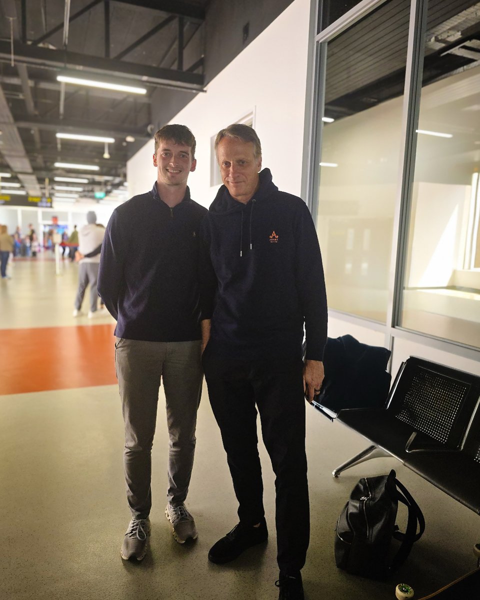 Boarding pass for a boarding legend please💁‍♂️🛹

Our Graduate Management Trainee Adam met <a href="/tonyhawk/">Tony Hawk</a> 

The absolute pleasures of airport life! ✈️

#shannonairport