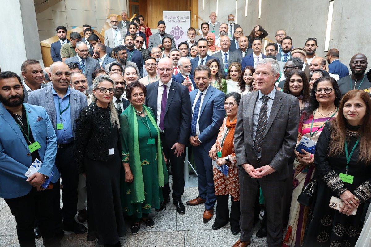 FoysolChoudhury's tweet photo. Eid Al-Adha at Holyrood: Celebrating Unity, Inclusion and Shared Purpose.

Proud to co-host a cross-party reception at the Scottish Parliament with MSPs, diplomats, leaders &amp; communities from across Scotland. Honouring faith, culture &amp; shared values.

#EidAlAdha #ScotlandForAll https://t.co/3VNGQuQ0Si