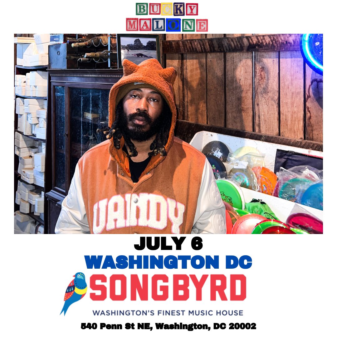 SUNDAY JULY 6TH <a href="/SongbyrdDC/">Songbyrd Music House</a> (IN SUPPORT OF <a href="/Domani/">DOMANI</a> ) TIX AVAILABLE NOW 🎫 dice.fm/event/rypk3y-d…