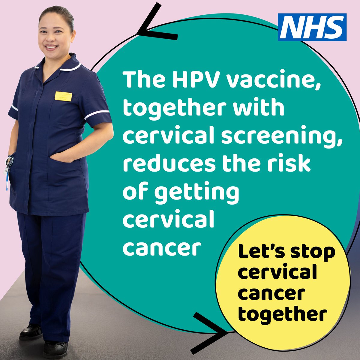 Even if you've had the HPV vaccine, it's very important that you attend your cervical screening when invited.

If you have received an invitation for cervical screening or missed your last appointment, don’t wait - contact your GP practice.

Find out more
nhs.uk/conditions/cer…