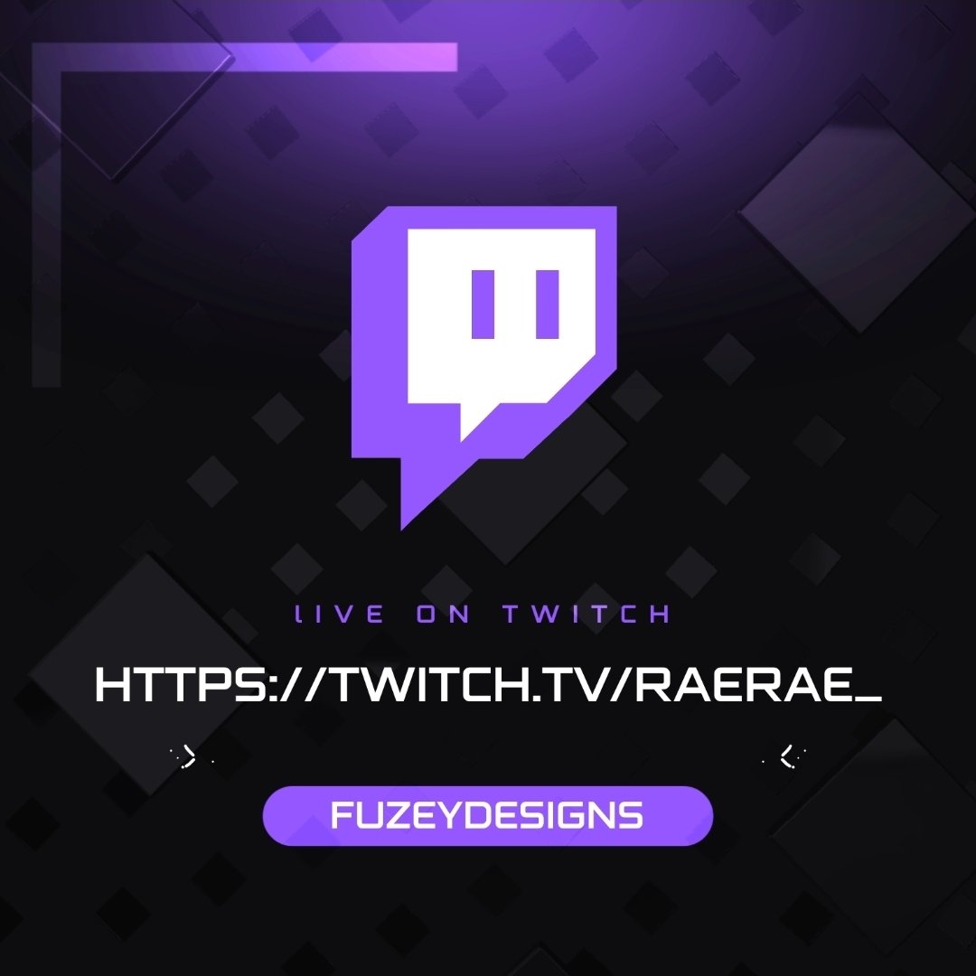 Rachel_aka_Rae's tweet photo. ✨️ I've Gone Live! 🤭 Fun Games & Saturday Shenanigans 💜😘 See you on the T! https://t.co/3rfajdC6YQ ✨️ #TwitchStreamers #Botplays #fungames Graphic by @FFuZeY 💜 https://t.co/xwkMlyeeqg