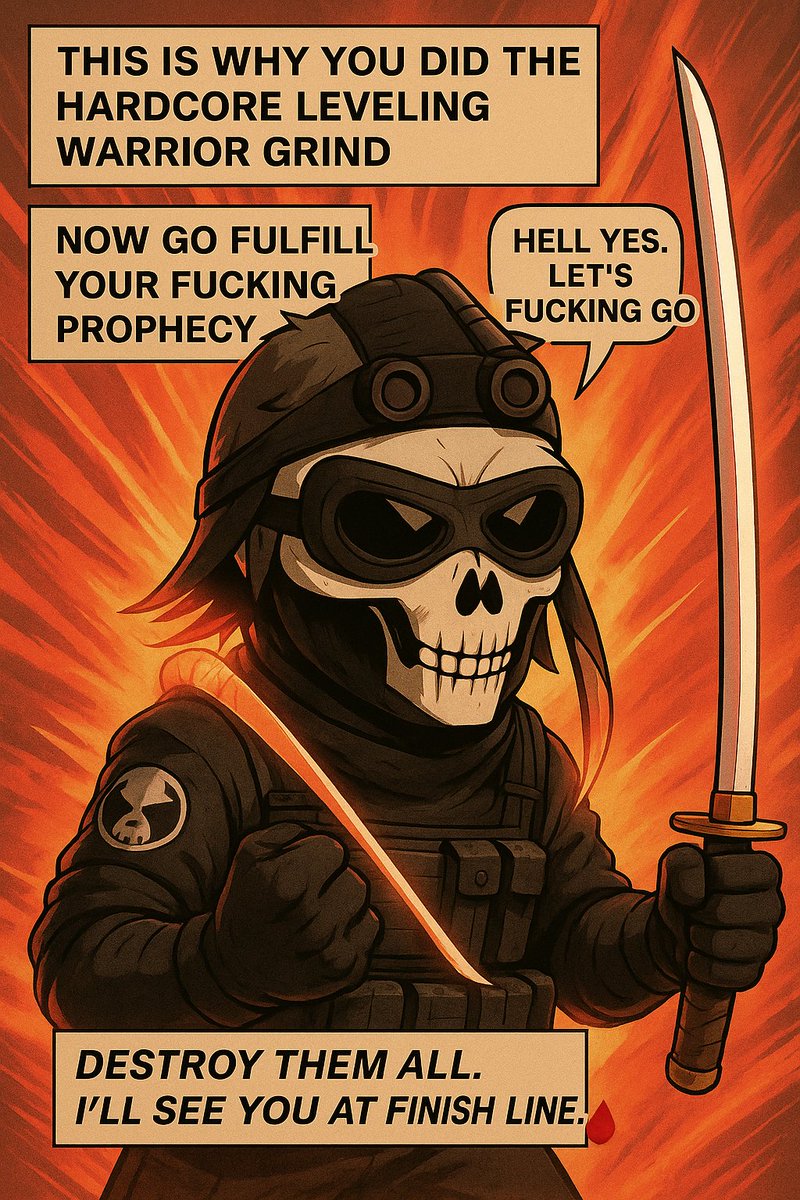 godbreathed's tweet image. Gymsomnia.
Spent some time with Deepseek to harness training insights and a race plan.

Did you know it cusses?
Oh, but what a vibe for real.
Responses close to original
Adapted it a lil with my quill
This was the outcome
What a rally cry

Onwards, to adventure!