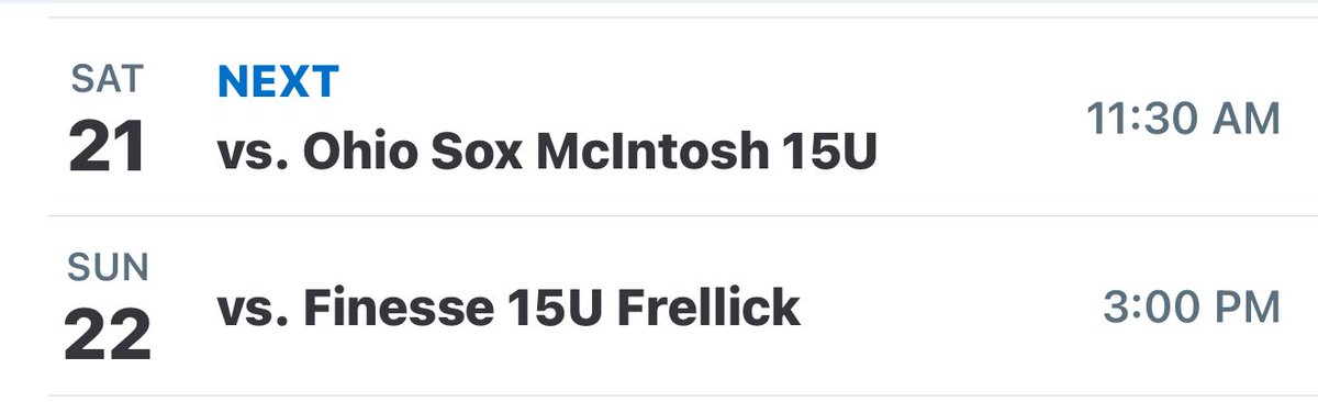 Firecrackers OH 16u updated schedule for the <a href="/d1fastpitch1/">D1 Fastpitch</a> Outlaws summer invitational. Hope to see you there! 💪🧨🥎
