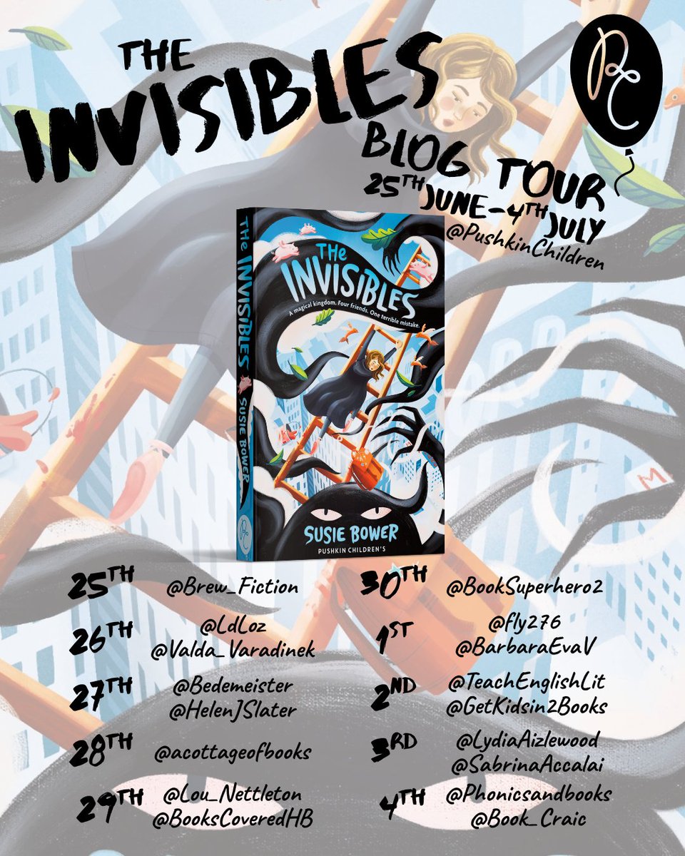 Susie Bower (@susienottbower) on Twitter photo So excited that all these wonderful book bloggers are taking part in the #blogtour for The Invisibles. A MASSIVE thank you to them all, and to
<a href="/PushkinChildren/">Pushkin Children's Books</a> for organising! So excited that all these wonderful book bloggers are taking part in the #blogtour for The Invisibles. A MASSIVE thank you to them all, and to
<a href="/PushkinChildren/">Pushkin Children's Books</a> for organising!