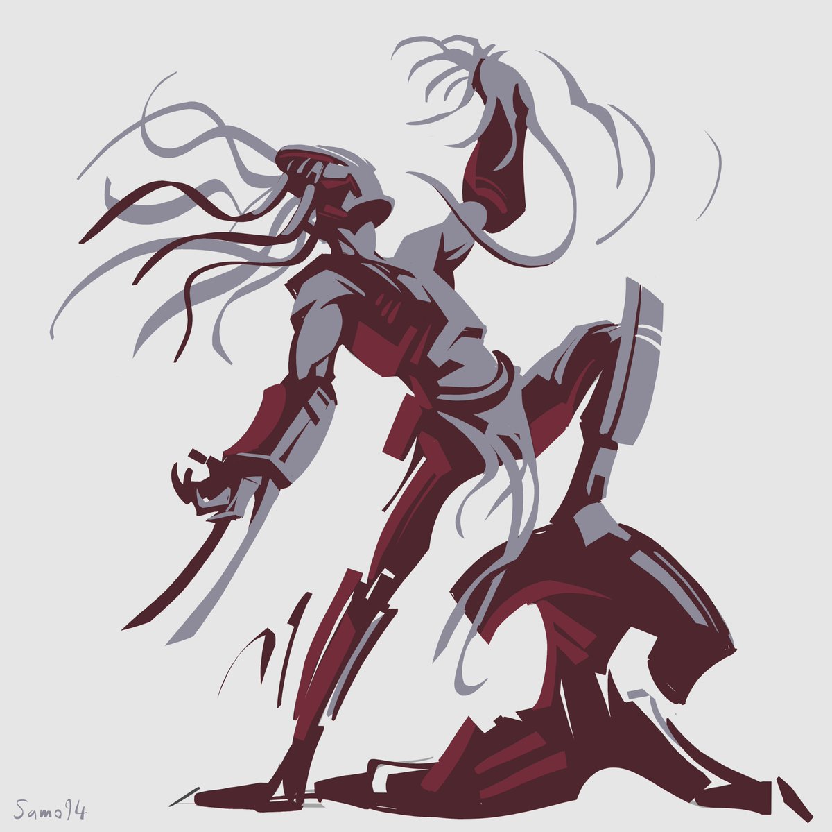 SamoArt94's tweet image. A fun little piece I did, having a predator square up with a facehugger!
#predator #alienvspredator #fanart #yautja #facehugger