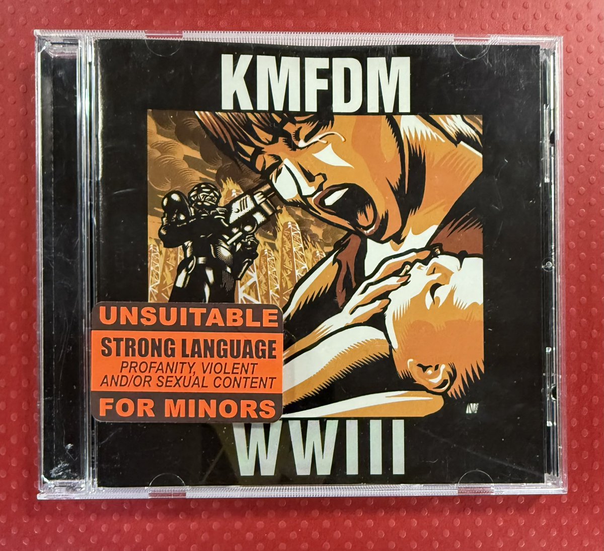 RebelByBirth966's tweet photo. KMFDM - “WWIII” album!! Industrial Rock heavyweights with one of my favorite albums by this initiative German band!! Did I say Germany 🇩🇪 Rocks!!
#kmfdm
#industrialrock
#Germany
#germanyrocks
#heavymetal https://t.co/pZzqYGhCuS