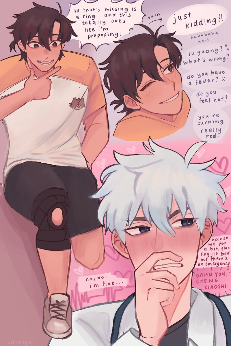 rehab (for cxs’ knee or lg’s heart? 🤷 who knows..)
(continuation of link click medical au)
#LinkClick #时光代理人