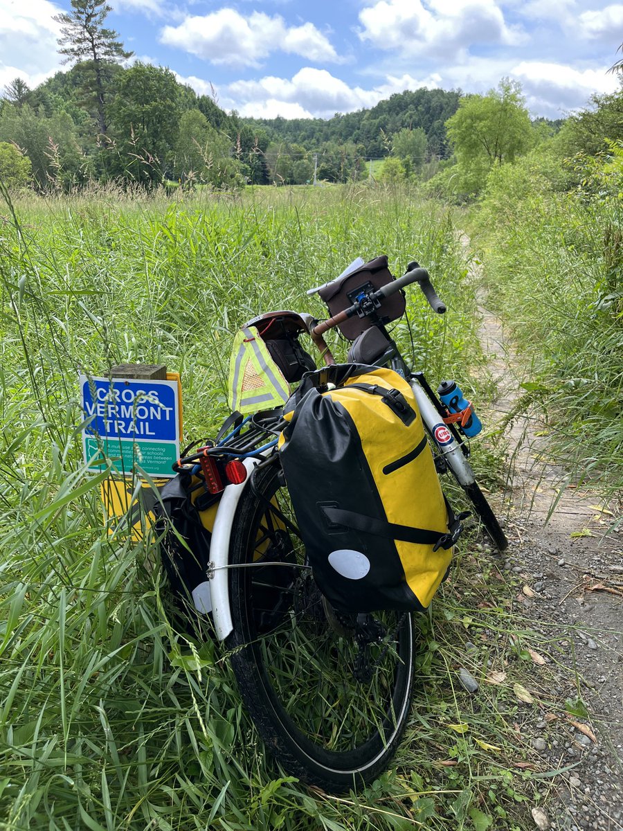 Cycling across Vermont. Just lovely.
