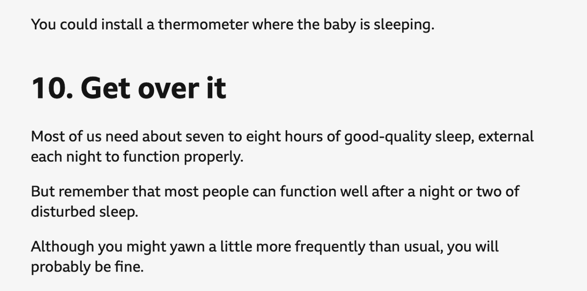 Top tips from the BBC on 'How to sleep in the heat':
