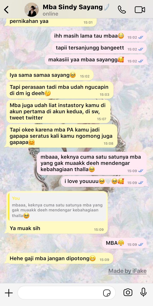 𝓡omansa 𝓣uan 𝓝ona; semua orang harus tau gua udah tunangan💍