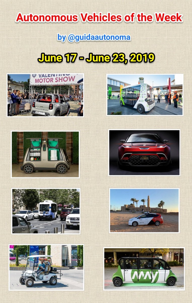 guidaautonoma (@guidaautonoma) on Twitter photo #AutonomousVehicles of the Week
6️⃣ years ago‼️
June 17 - June 23,2019
🚗🚚🚌🚕
<a href="/AkwyZ/">Antonio Vieira Santos</a> <a href="/GlenGilmore/">Glen Gilmore</a>
<a href="/FishEyeBoxIndia/">AeroDrive</a> <a href="/ProcurementStar/">supplychain</a> <a href="/Procurement2030/">Procurement 2030</a> <a href="/SupplyChain2030/">Supply Chain</a>
<a href="/arikring/">Arik Ring - Energy Engineering Expert</a> <a href="/Nicochan33/">Nicolas Babin</a>
<a href="/sonu_monika/">Dr. Monika Sonu I Founder Healthinnovationtoolbox</a> <a href="/Khulood_Almani/">Dr. Khulood Almani | د.خلود المانع</a> <a href="/enricomolinari/">Enrico Molinari #VivaTech2025</a>
#SelfDrivingCars #SmartCity #Robotaxi #AI #AutonomousVehicles of the Week
6️⃣ years ago‼️
June 17 - June 23,2019
🚗🚚🚌🚕
<a href="/AkwyZ/">Antonio Vieira Santos</a> <a href="/GlenGilmore/">Glen Gilmore</a>
<a href="/FishEyeBoxIndia/">AeroDrive</a> <a href="/ProcurementStar/">supplychain</a> <a href="/Procurement2030/">Procurement 2030</a> <a href="/SupplyChain2030/">Supply Chain</a>
<a href="/arikring/">Arik Ring - Energy Engineering Expert</a> <a href="/Nicochan33/">Nicolas Babin</a>
<a href="/sonu_monika/">Dr. Monika Sonu I Founder Healthinnovationtoolbox</a> <a href="/Khulood_Almani/">Dr. Khulood Almani | د.خلود المانع</a> <a href="/enricomolinari/">Enrico Molinari #VivaTech2025</a>
#SelfDrivingCars #SmartCity #Robotaxi #AI