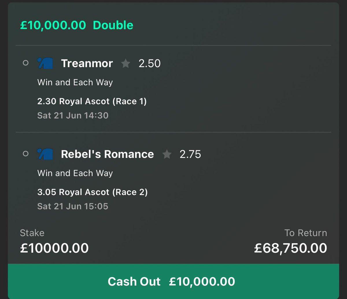 BigBallsNags's tweet image. 💥 £750 GIVEAWAY IF THE CURSE IS BROKEN 💥

Charlie Appleby hasn’t had a winner at Royal Ascot since 2022… but if he and William Buick finally break the curse and land the double today

I’ll give away £750 to 1 person who 👇
✅ Like this post
🔁 Repost
💬 Comment if YOU think…