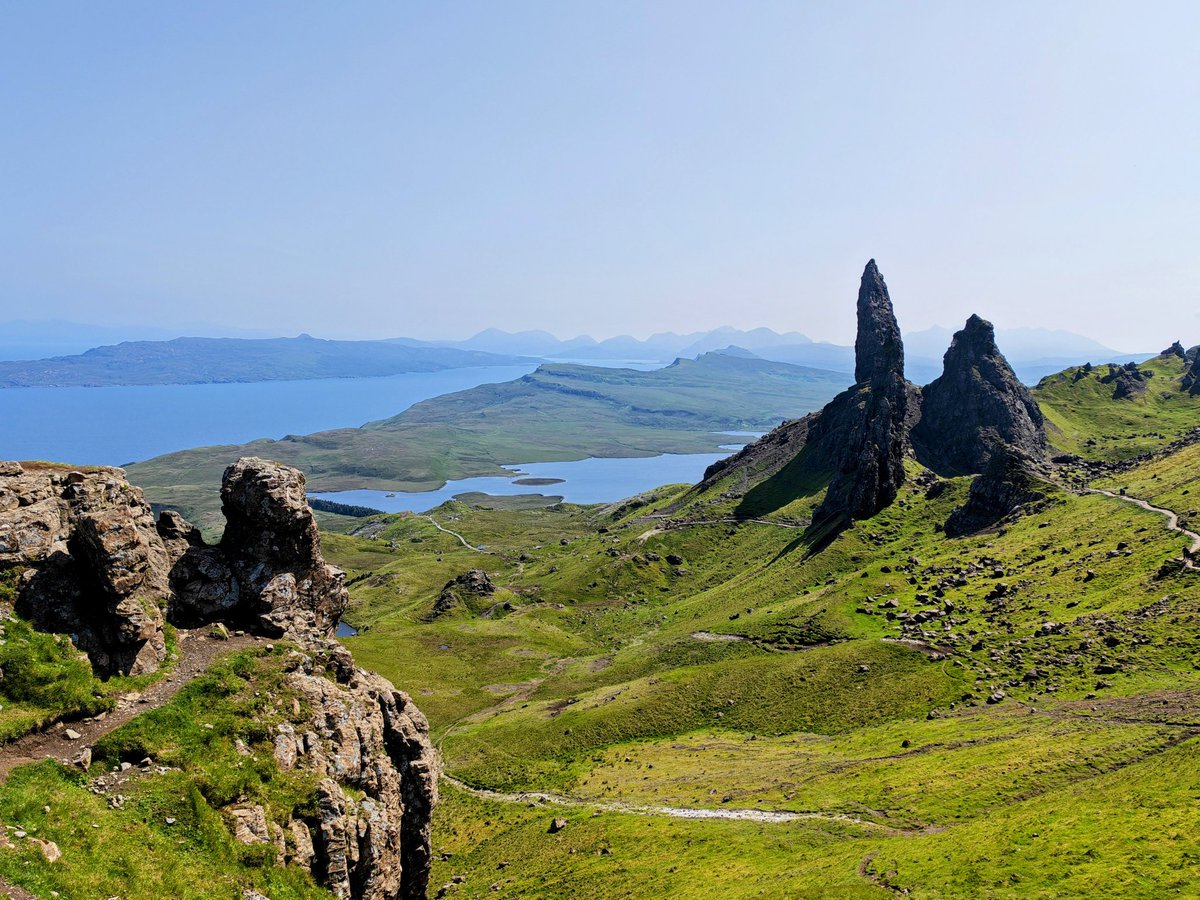 Lovely walk up the Old Man of Story on Skye last night. What a place. ❤️