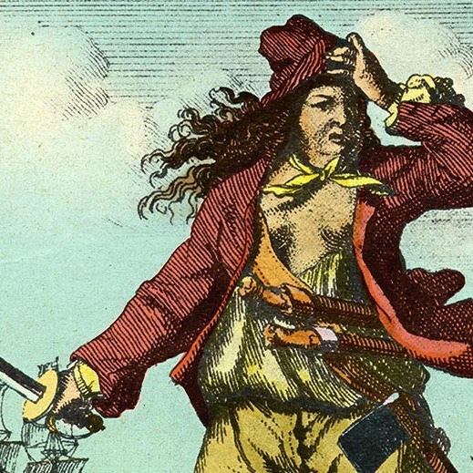 This week on <a href="/GarlicAndPearls/">Garlic & Pearls</a> <a href="/SuzanneRaine2/">Suzanne Raine</a> takes to the high seas with tales of PIRATES and the British obsession with the marine Robin Hoods. Pictured: Blackbeard, John Morgan, Anne Bonny and Mary Read. 🏴‍☠️