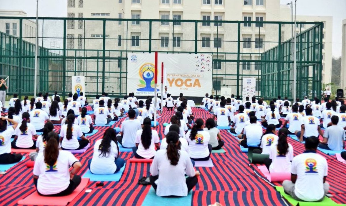 Yoga is a path to attain inner peace and self discipline. Happy International Yoga Day  to everyone. #1Earth1Health #IYD2025 #YogaDay #IIMJammu