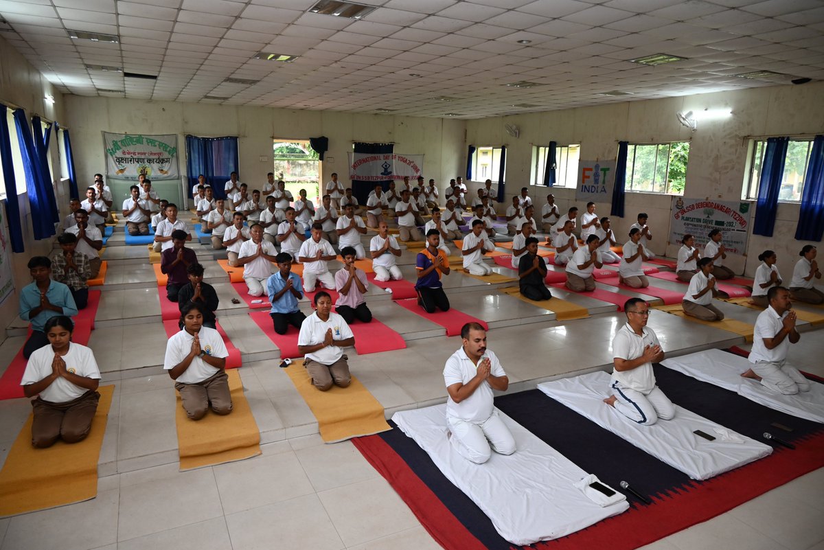 On 21.06.2025 International Yoga Day 2025 celebrated by 68 Bn SSB D/Nagar .On the Theam of "Yoga For One Earth, One Health".The objective of the event is to encourage  to adopt routine yoga practices for fitness and good health