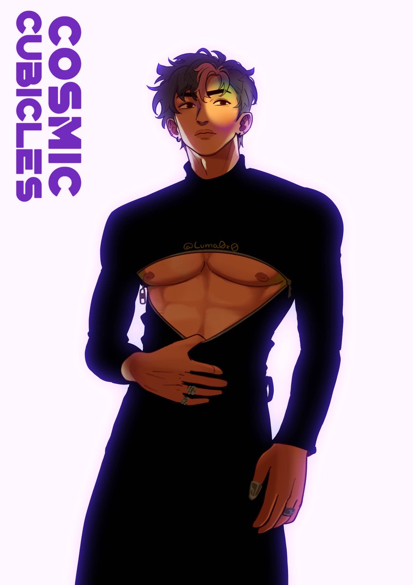 smaye17's tweet image. I am so HONOURED to have @Luma0x0 and @summertaters make thirst-trap fanart of Ved!! Hee! I shall have more of their fantastic (and hilarious) art featured in my webtoon episodes when they release! Stay tuned!!
