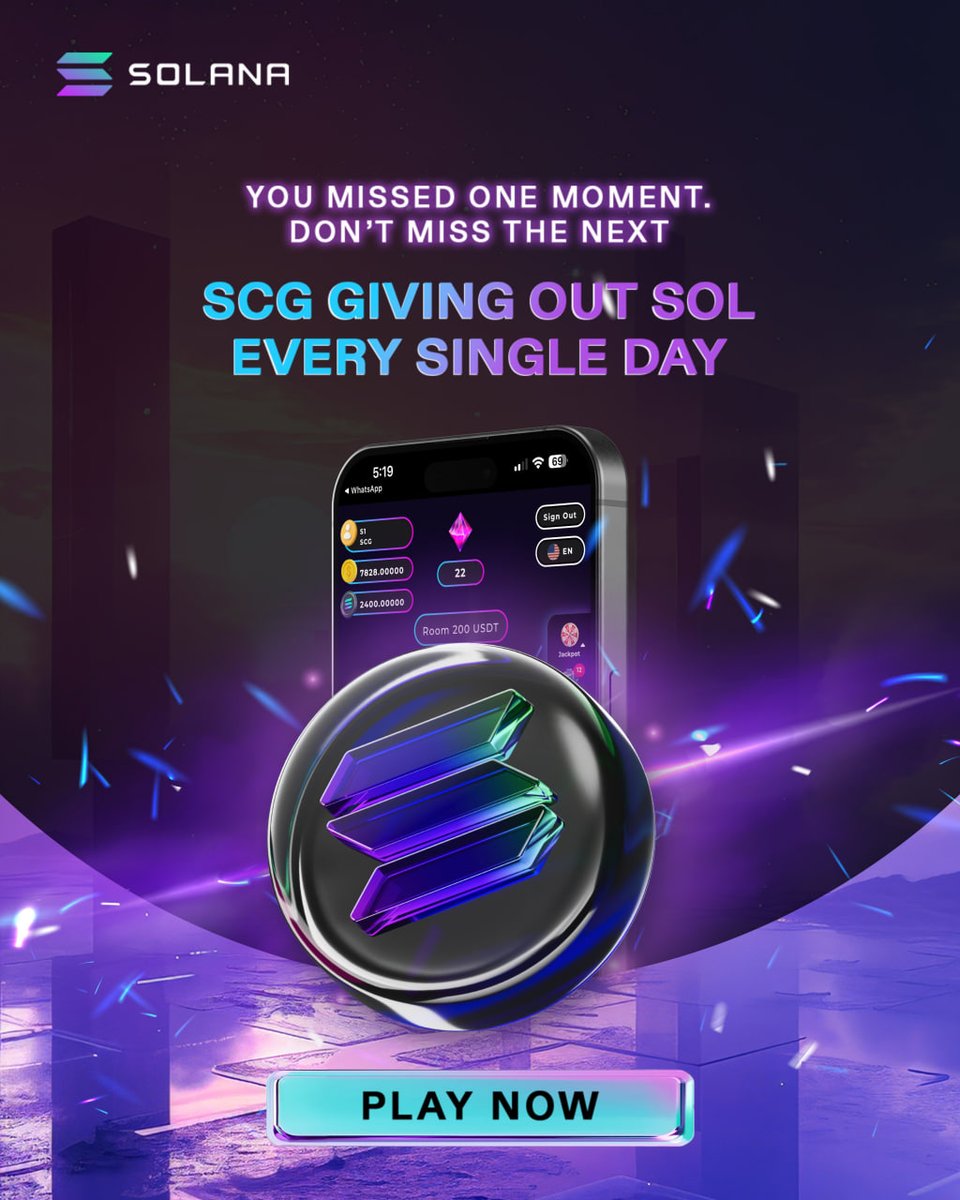 🔥 Solana Community Game (SCG) 🔥

 ✅ About the project
- Solana Community P2E game project based on SOL
- Next-generation P2E experience where skill and strategy earn real $SOL rewards
- Transparency
- Up to 30% daily rewards
- Designed for long-term value
- Smoother, faster,