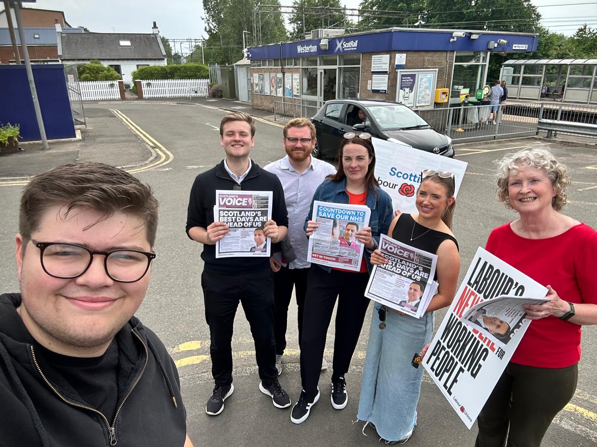 Great session in Westerton this morning, chatting to residents about local issues &amp; the upcoming Holyrood election in 2026. 

Lots of voters are fed up with the SNP Government &amp; their mismanagement of public services. 

It's clear people want a new direction with <a href="/ScottishLabour/">Scottish Labour</a>