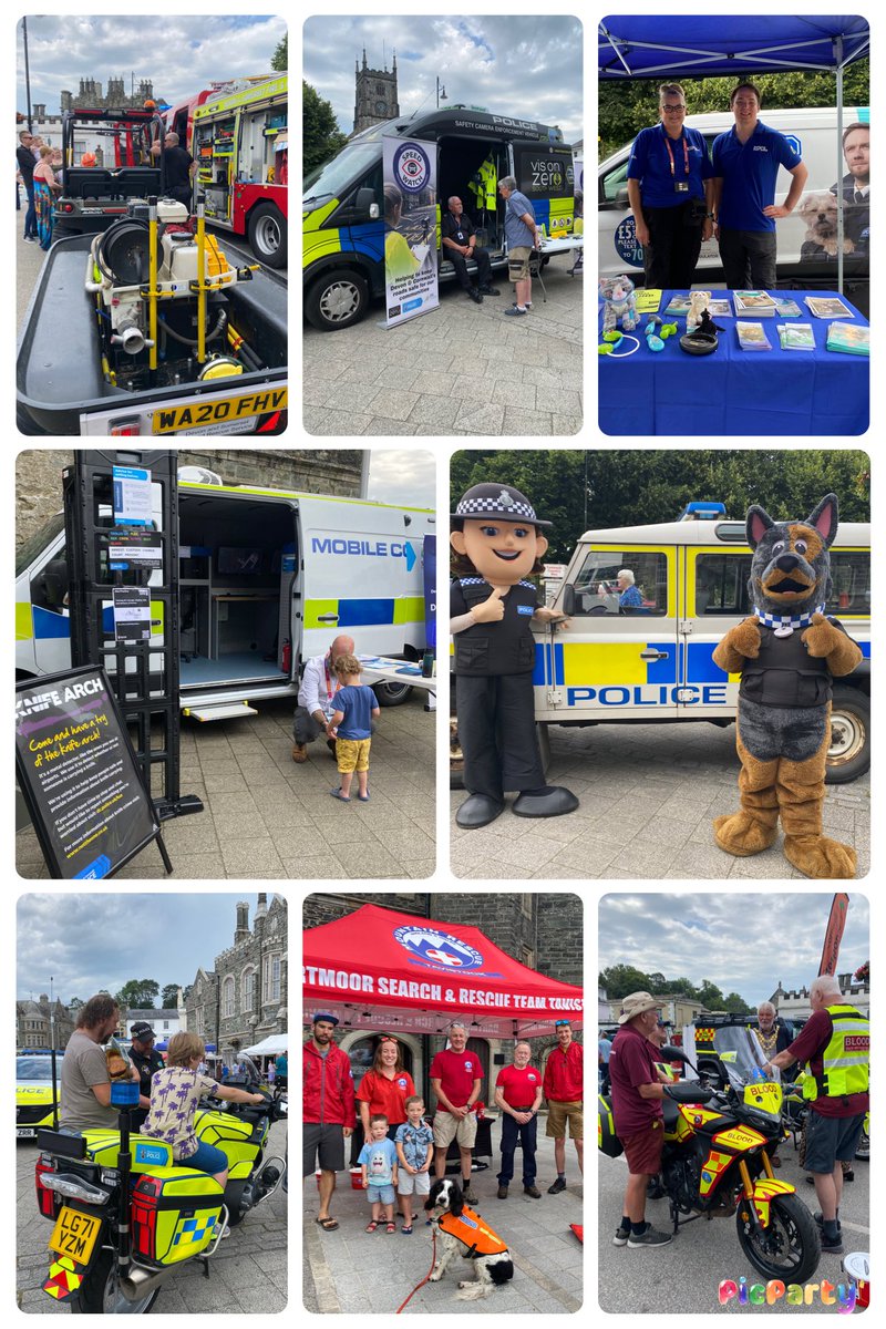 We’re here till 16:00. Come and meet us all! <a href="/TavistockPolice/">Tavistock Police</a> <a href="/ps_7003/">PS 7003 Ottley</a> <a href="/DC_Police/">Devon & Cornwall Police</a> <a href="/DC_PCC/">Devon & Cornwall PCC</a> <a href="/DsrtTavistock/">Dartmoor Search & Rescue Team - Tavistock</a> <a href="/DSFireUpdates/">Devon and Somerset Fire and Rescue Service</a> <a href="/VisionZeroSW/">Vision Zero South West</a> 
<a href="/BBCSpotlight/">BBC South West</a> <a href="/itvwestcountry/">ITV News West Country</a>