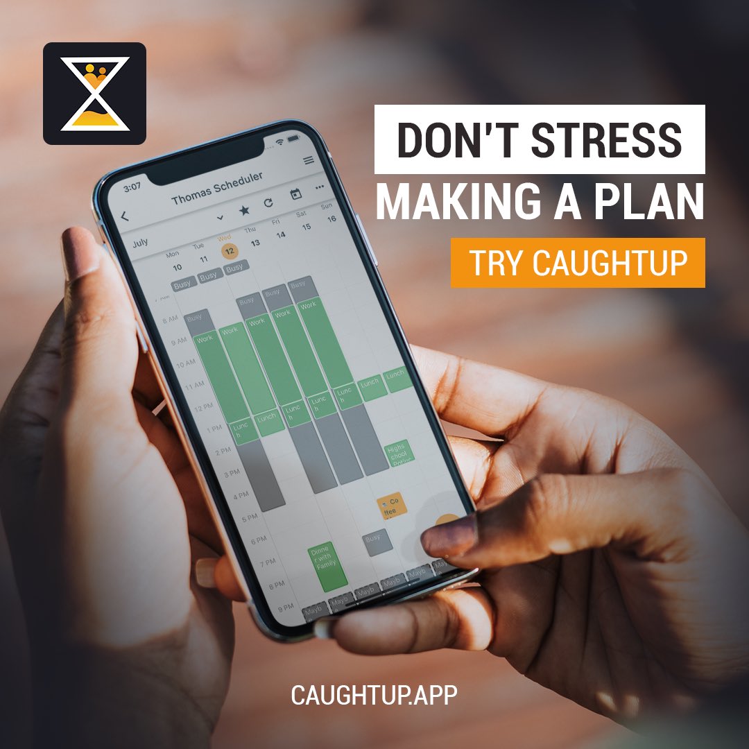 CaughtUpApp's tweet image. Planning made simple! 🥬 No more stress- just effortless coordination with CaughtUp. Who's ready to make plans without the hastle?

#caughtupapp #stayconnected