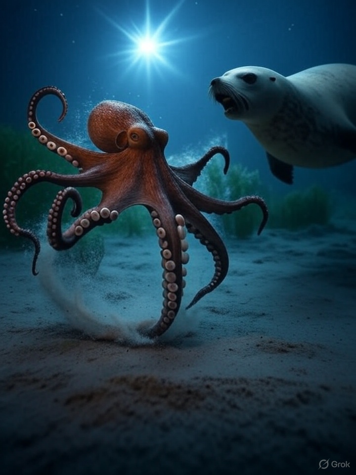 Polpo the octopus has escaped from the Liverpool World Museum. Will they make it across the Atlantic and pass on a message from a dream to stop a Third World War? Somewhere Beyond Jupiter, the new Dream work by Daniel J Taylor - link in description #fiction #prophecy #wwiii